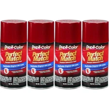 Duplicolor BGM0380 (4-Pack), Aerosol Paint for GM 72 WA8979, Medium Garnet Red