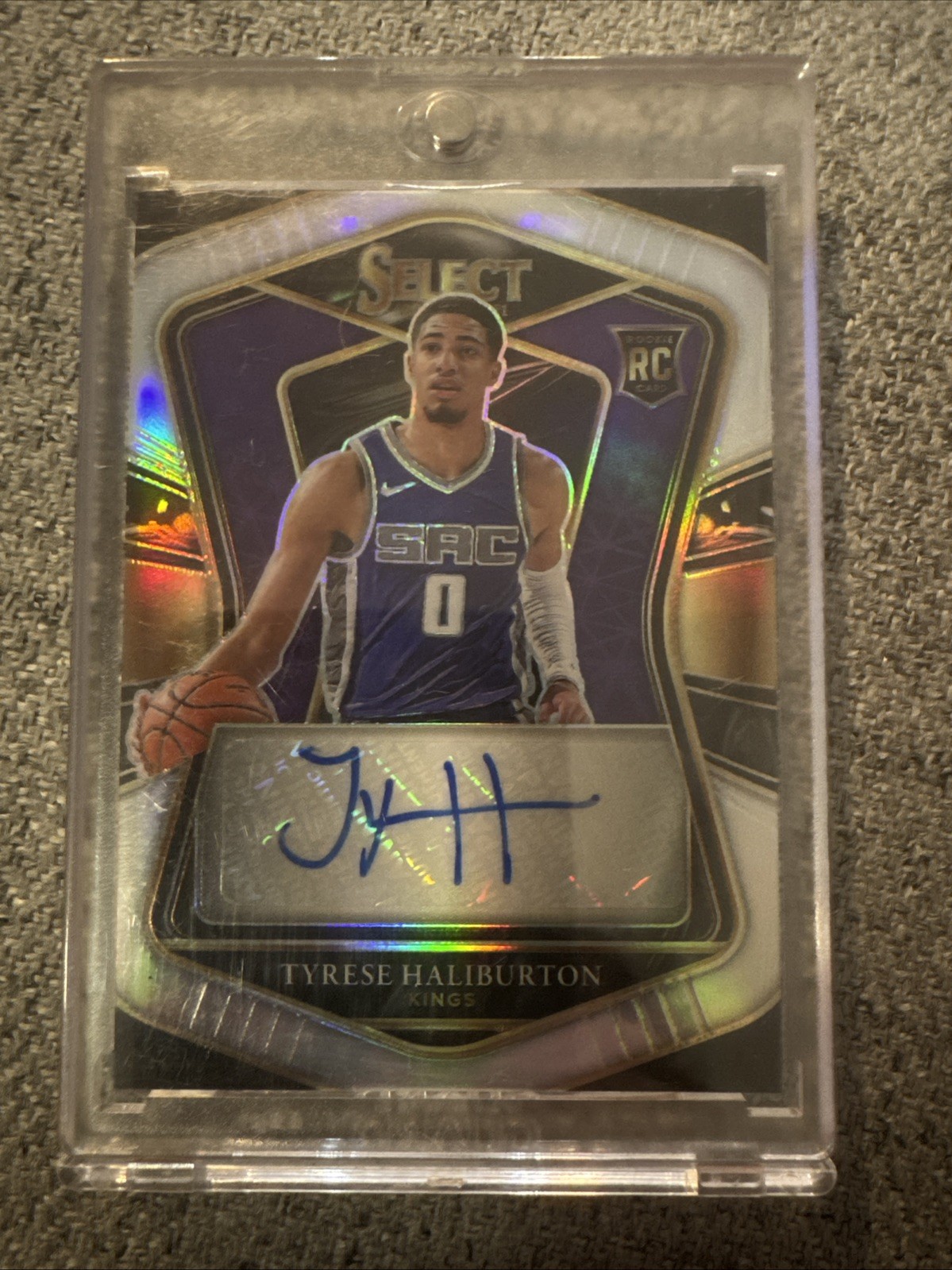 2020-21 Panini Select - Rookie Signature Tyrese Haliburton #RS-HAL /249 (AU, RC)