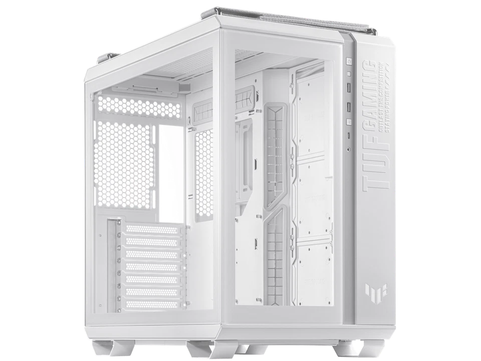 ASUS TUF Gaming GT502 White ATX Mid-Tower Computer Case with Front Panel RGB - Image 3 of 4