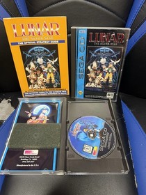 Lunar Eternal Blue & The Silver Star CIB w/ Reg Card (Sega CD) w/ Strategy Guide