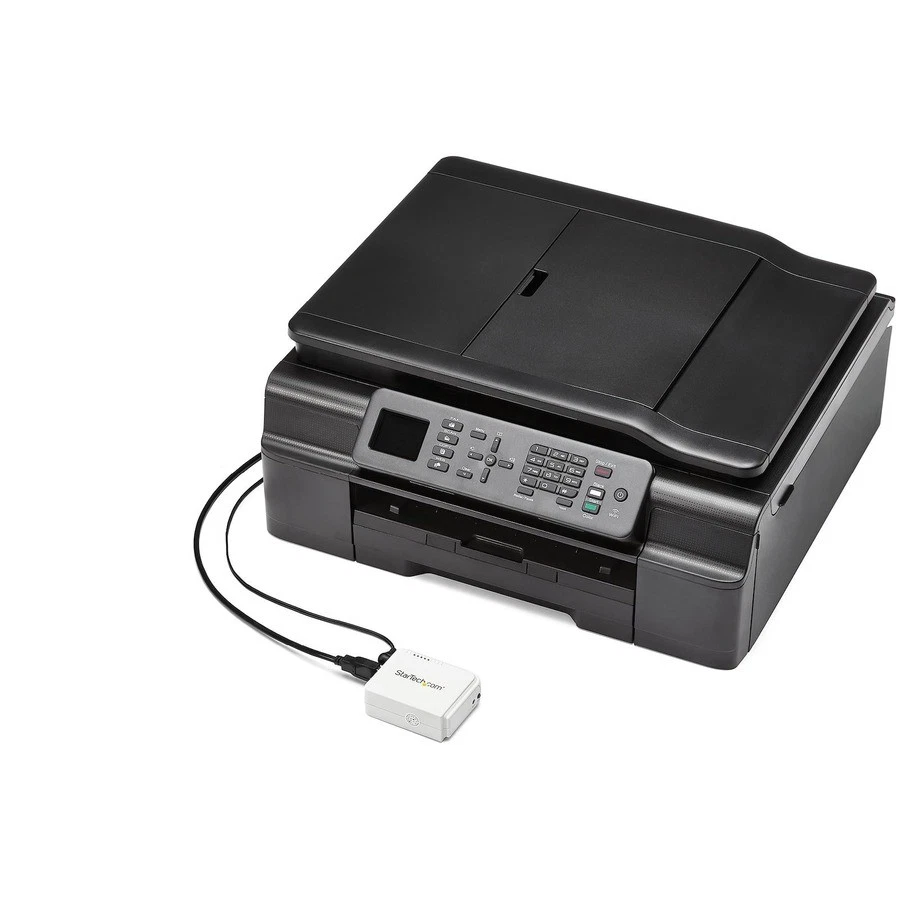 Startech 1 Port Usb Wireless N Network Print Server With 10/100 Mbps Ethernet - Image 3 of 4