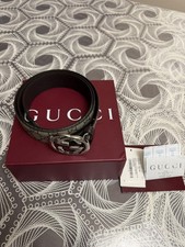 Gucci GG Supreme Monogram Interlocking G Belt Size 105