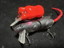 Topwater lure set, Gong-style, Spro Rat-style, no brand, un, new