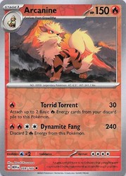 Arcanine 059/165 Reverse Holo - Scarlet & Violet 151