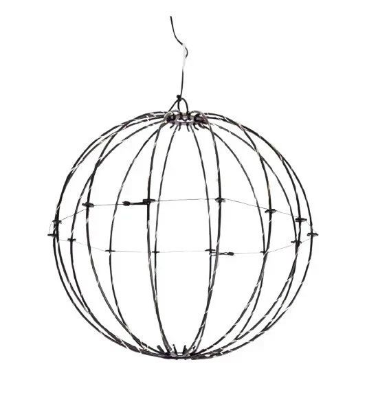 LED Drahtkugel Leuchtkugel 30 cm 140 LED Warmweiß  INNEN und AUßEN NEU - Bild 4 von 4