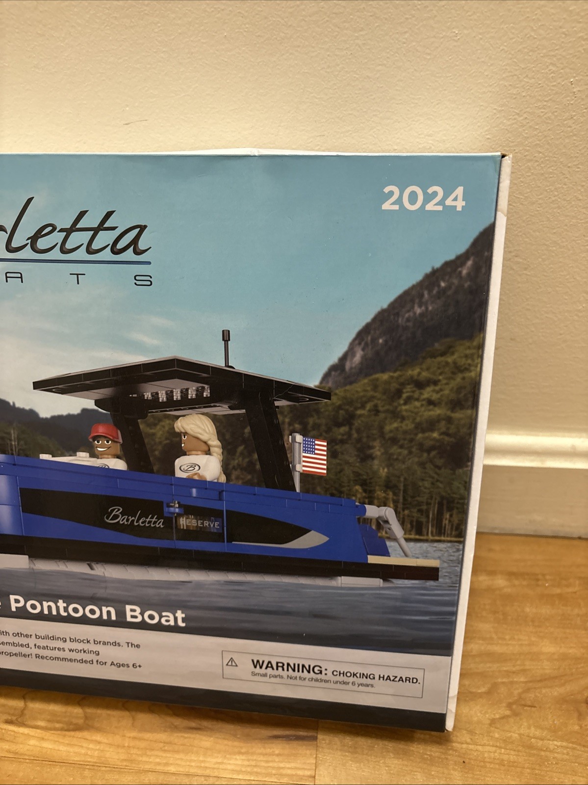 RARE First Gear Barletta Reserve Pontoon Boat 2024 Building Set Blks NEW Sealed