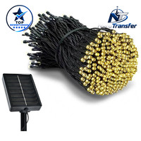 Solar Lichterkette 10M 100LED Warmweiß FüR AußEn Garten Dekoration
