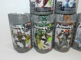 Bionicle  Piraka Set of 6: 8900, 8901, 8902, 8903, 8904, 8905 Canisters & Manual