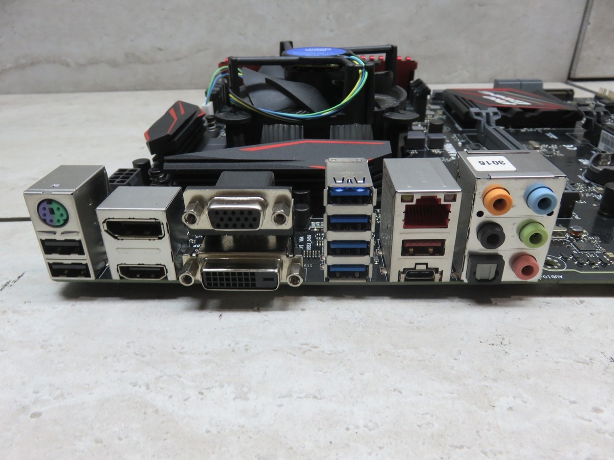ASUS Z170 Pro Gaming ATX Motherboard with i5-6600K 8gb RAM | eBay