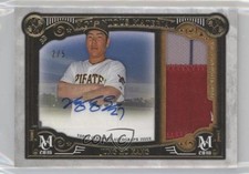 2016 Topps Museum Collection Gold /5 Jung-Ho Kang Jung Ho Jumbo Patch Auto 5w7