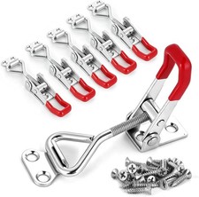 6-Pack 4001 Toggle Clamps, Adjustable Latches, 330 lb Capacity Quick Release