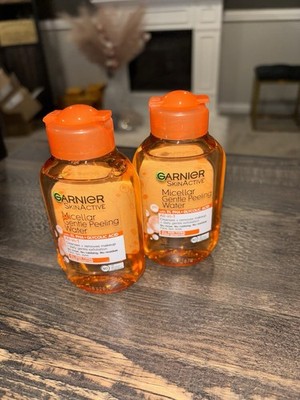 2 Garnier Micellar Gentle Peeling Water-Glycolic Acid - 3.4 Oz Ea - Free Ship