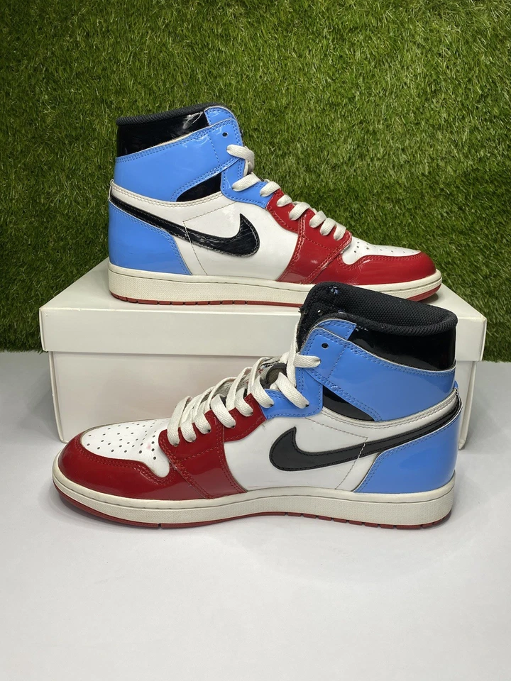 Air Jordan 1 Fearless Retro High OG Size 10.5 Mens Sneakers 2019 CK5666-100 - Image 2 of 4
