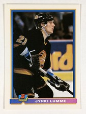 1991-92 Bowman #321 Jyrki Lumme