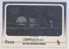 1991 Kayo Evander Holyfield George Foreman #100 0c4