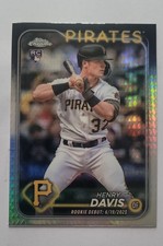 2024 Topps Chrome Update Series - Rookie Debut Henry Davis #USC128 Prism Pirates