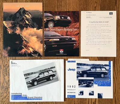 1993 Jeep Grand Cherokee Press Kit and Brochures