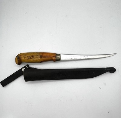 Finland J. Marttiini Rapala fish fillet knife 6'' Stainless Excellent Shape Vtg