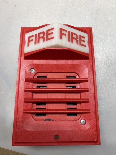 Simplex 2903-9001 Light Plate and 2901-9838 Mechanical Fire Alarm Horn ...
