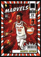 2025 Donruss WNBA #5 Saniya Rivers Net Marvels Diamond