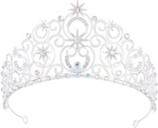 Tiaras and Crowns for Women Glinda Bubble Crown Crystal Queen Crown princess hea
