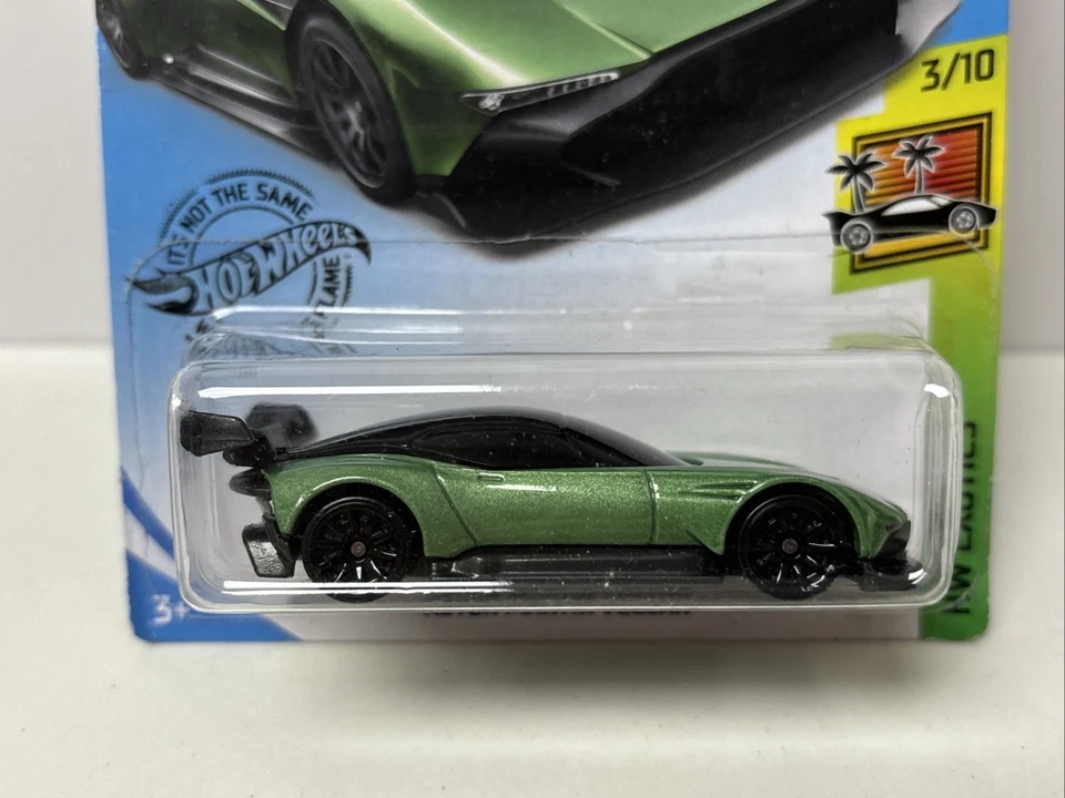 2019 Hot Wheels Exotics Green Aston Martin Vulcan 235/250 - Image 2 of 3