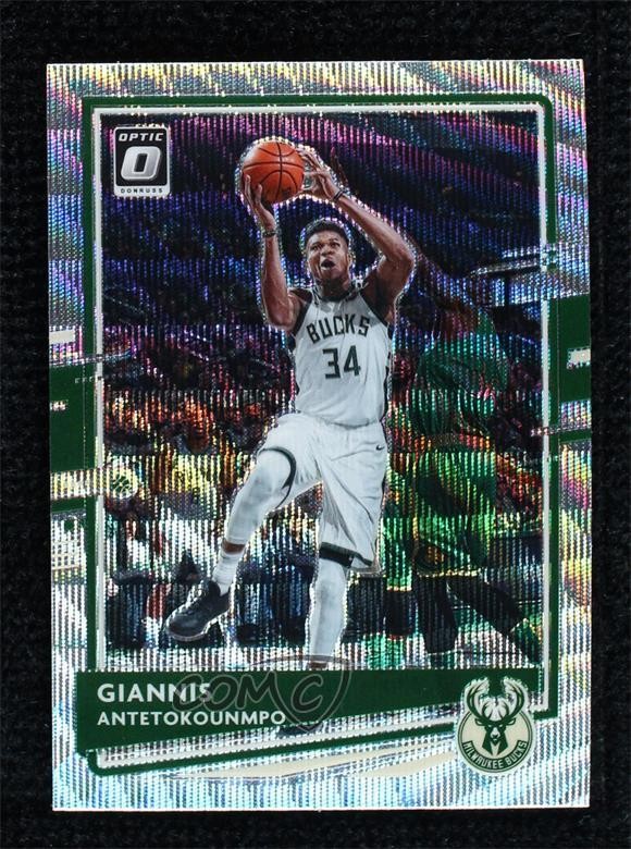 2020 Panini Donruss Optic Fanatics Box Set Wave Prizm Giannis Antetokounmpo #29