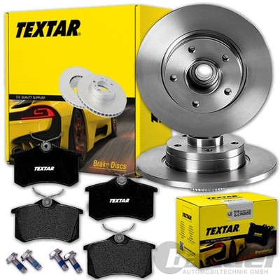 TEXTAR BREMSSCHEIBEN 274mm + BELÄGE HINTEN passend für RENAULT GRAND SCENIC 3