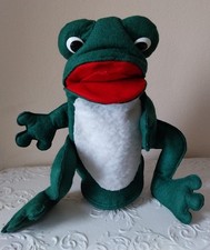 Dresdner Künstlerpuppe Handpuppe Frosch Fa. Expertic DDR
