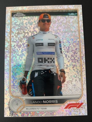 2022 Topps Chrome Formula 1 Mini-Diamond Refractor 36 Lando Norris ed/299
