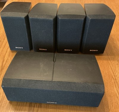 Sony Surround Sound Set of 5 Speakers, 4 Front Rear SS-MSP2 & 1 Center SS-CNP2 