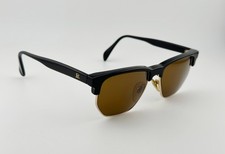 Occhiali da sole vintage Vuarnet 438 neri 4438 Pouilloux Skilynx lenti minerali RARI