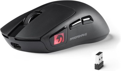MAMBASNAKE M4 Wireless Gaming Mouse, 52g Lightweight BT/2.4Ghz/Wired Computer...