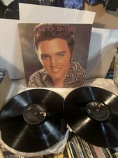 ELVIS PRESLEY COMMEMORATIVE ISSUE THE TOP TEN HITS (2-LPs, 1987) Venezuela Press