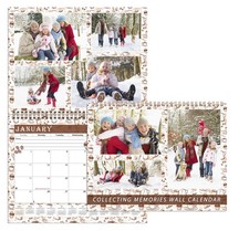 2026 Scrapbook Wall Calendar Spiral-bound - 12 Months Desk  013