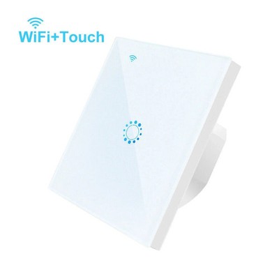 1 Wege eWelink WiFi UK Touch Panel LED Lichtschalter 1 Gang für Alexa/APP