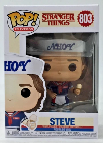 Funko Pop! Television Stranger Things Steve #803 Ahoy With Pop Protector