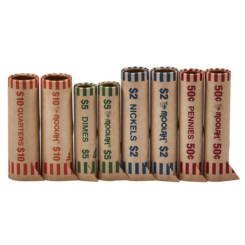 Paper coin wrappers preformed assorted currency organizers - Picture 3 of 10