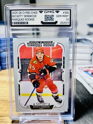 2025-26 O-Pee-Chee Beckett Sennecke Marquee Rookie #581 GMG Graded