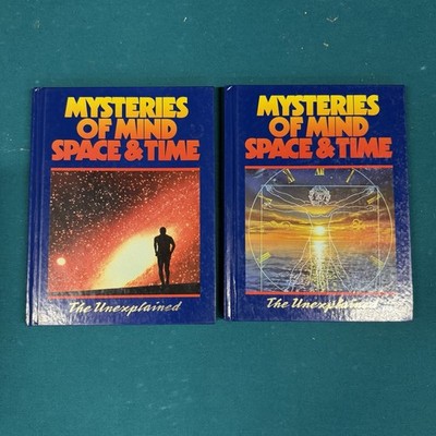 The Unexplained Vol 1 & 2 Mysteries of Mind Space & Time HC Book Lot 1992 UFO