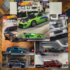 Hot Wheels Fast & Furious Fast Stars Complete Set Of 5 With Mitsubishi Eclipse