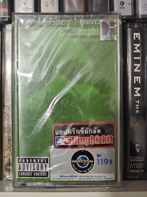 Limp Bizkit Results May Vary **Inc PIN BADGE  FACTORY SEALED cassette album 