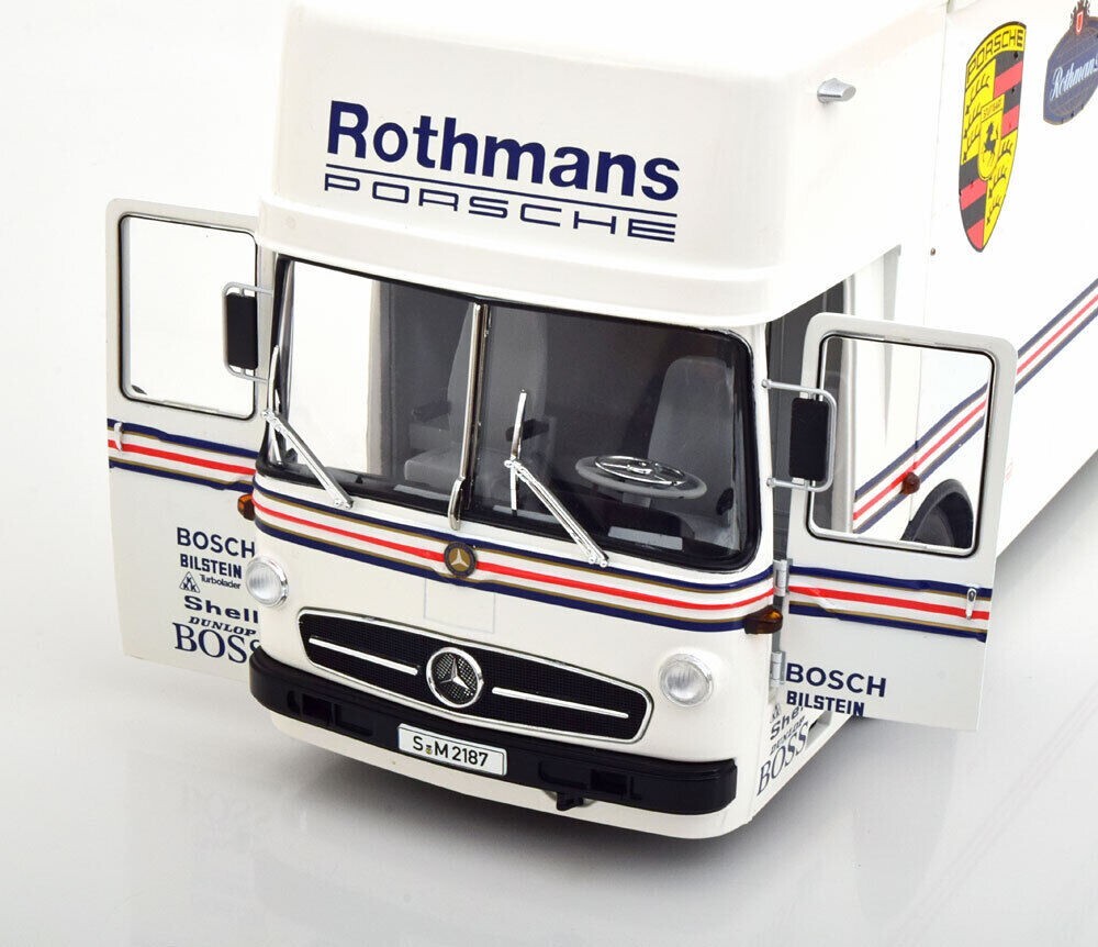 CMR メルセデス O317 レーストランスポーター 　ロスマンズ　ポルシェ 楽天市場】CMR 1/18 メルセデス O317 ポルシェ レース トランス