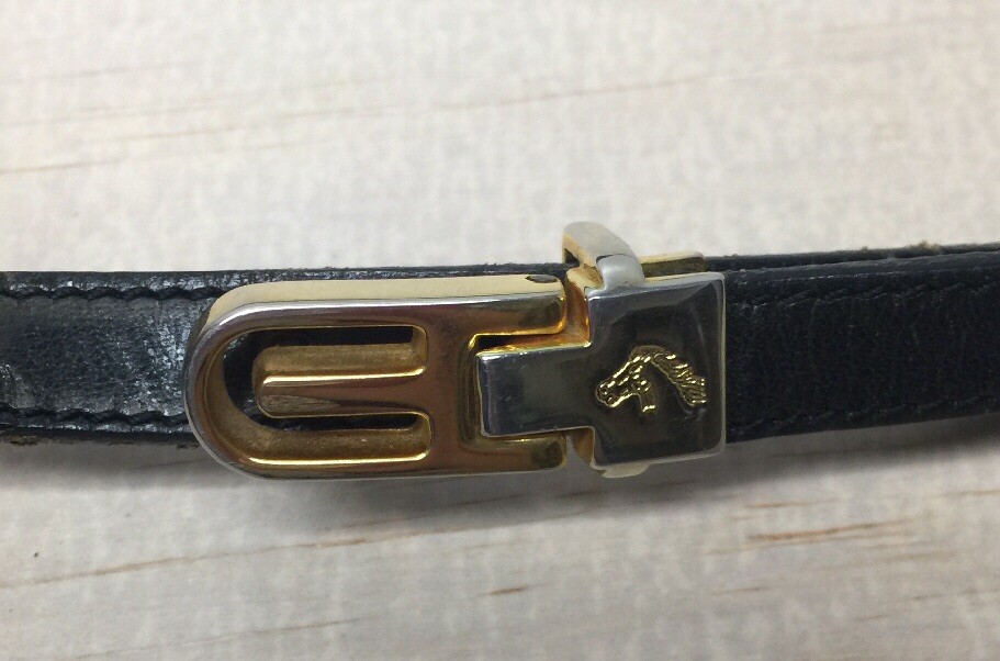 Jordache Vintage Womens Leather Belt W/Horse Unknown Size | eBay display picture 3