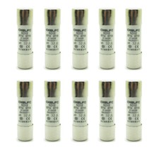 10pcs Ceramic Tube Fuse Fuses Quick Fast Blow 10x38mm RO15 1-32A 250V 380 500V 