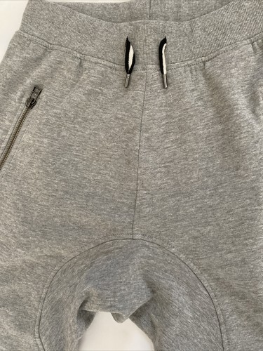 MOLO Ashton Dropped Crotch Boys Jogger Gray Shorts Sz 14 Organic Cotton NWOT - Picture 2 of 5