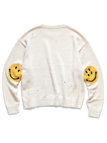 Kapital Smiley Knit Sweater | eBay