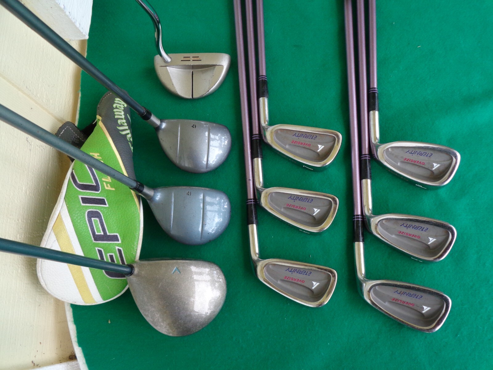 Ladies Callaway Taylormade Pro Kennex Irons Driver Woods Complete Golf