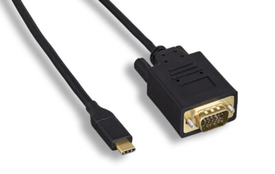 RiteAV USB 3.1 Type C Male to VGA Male Cable 6FT