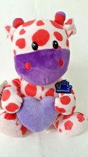 Applause Russ Berrie Giraffe Pink Purple Plush Stuffed animal